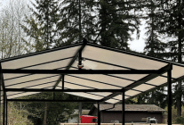 Gable style patio cover option